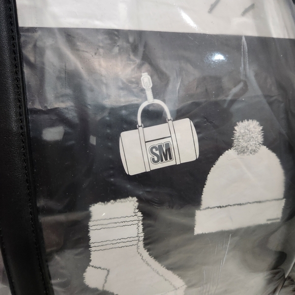 🔹️Steve Madden  🔹 Black 6 PC Travel  clear Gift Set "the cozy set"  NWT.. - Picture 9 of 13